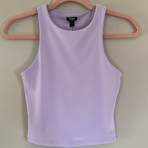 Express Body Contour Cropped Tank - XS